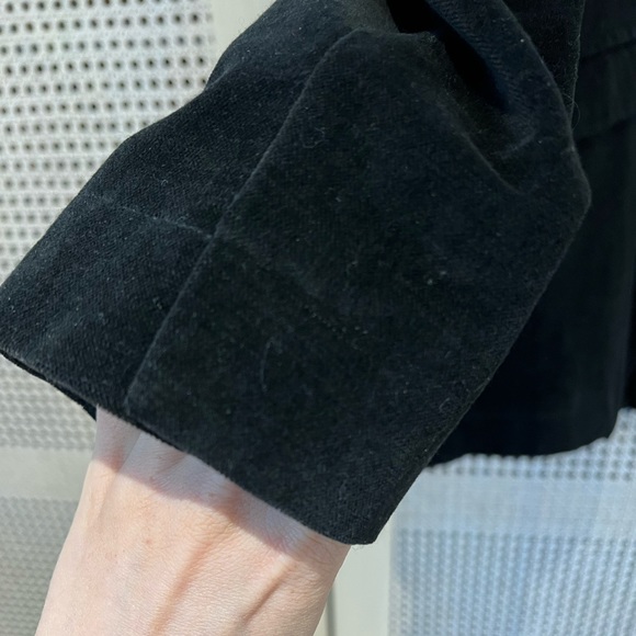 forte_forte black velvet blazer NWOT - Picture 3 of 4